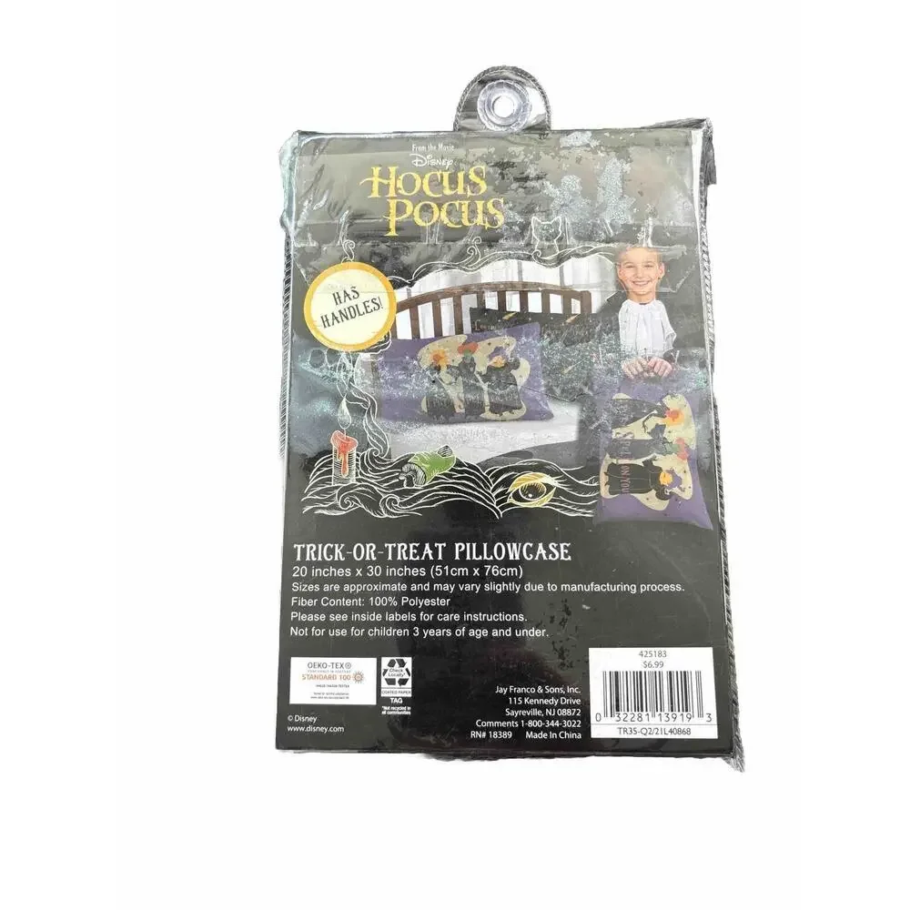 Disney Halloween Trick-Or-Treat Hocus Pocus Pillowcase Bag 20